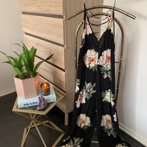 Topshop Floral Jumpsuit